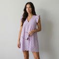 Women's Mini Dress - Purple