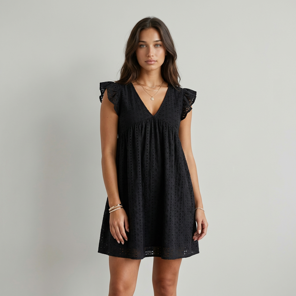 Women's Mini Dress - Black