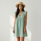 Women's Mini Dress - Green