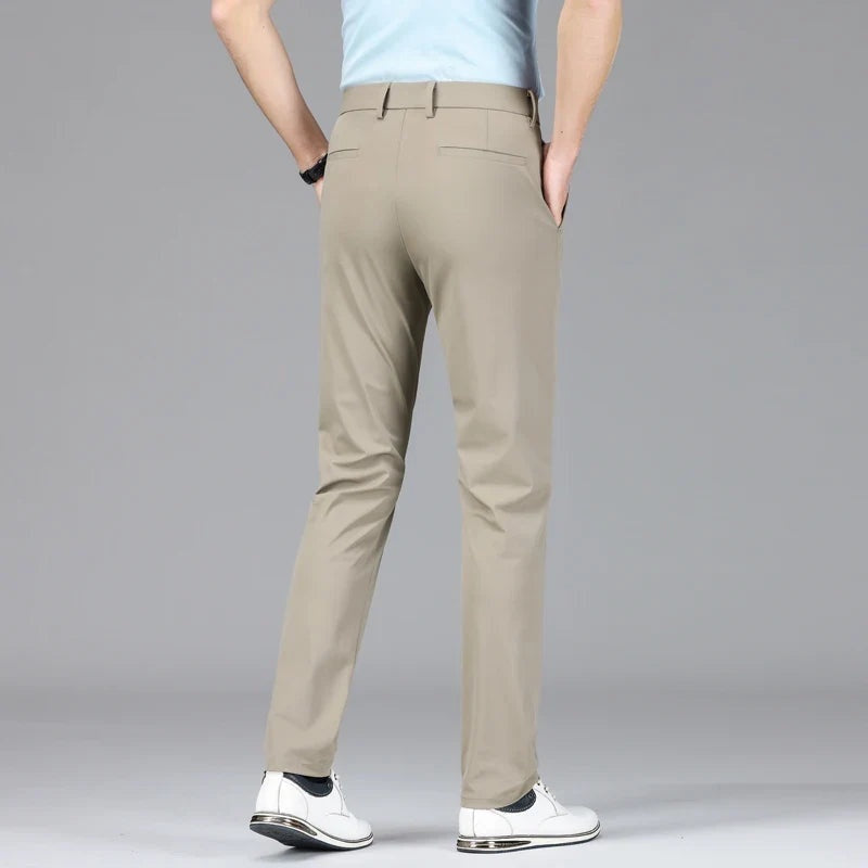Men's Slim Fit Stretch Chino Pants - Khaki
