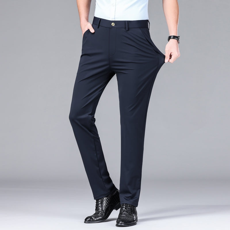 Men's Slim Fit Stretch Chino Pants - Blue