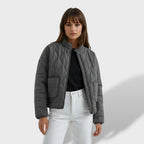 Women's Padded Winter Jacket - Gray